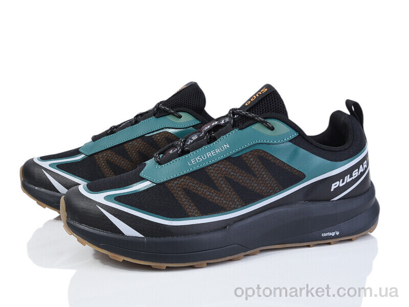 Купить Кросівки чоловічі 3991-A2483-6 Supo чорний, фото 1