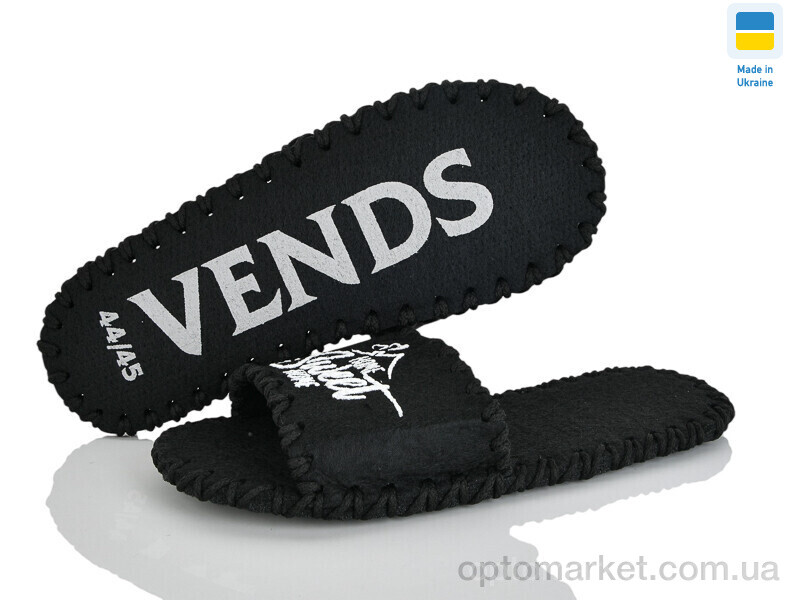 Купить Капці чоловічі 399M чорний Vends чорний, фото 3