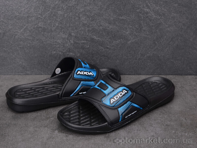 Купить Шльопанці чоловічі 3AP01M black ADDA чорний, фото 2