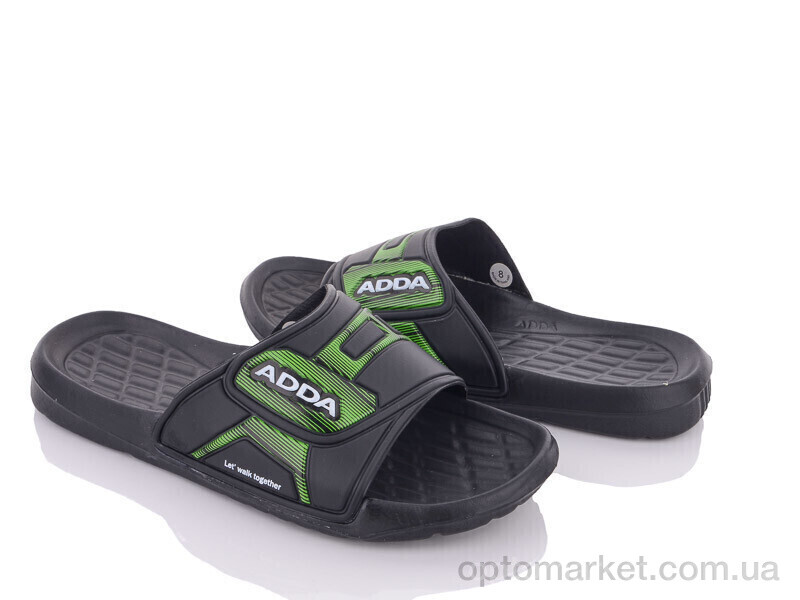 Купить Шльопанці чоловічі 3AP01M green ADDA чорний, фото 1