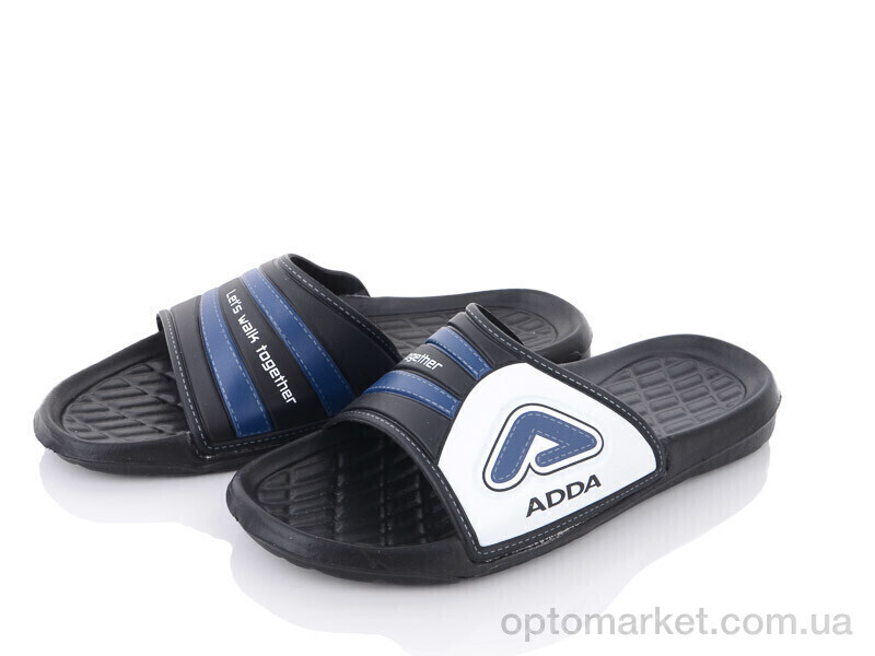 Купить Шльопанці чоловічі 3AP04M black-navy ADDA чорний, фото 1