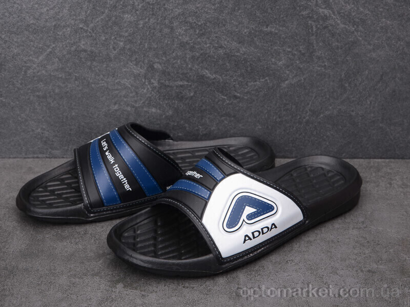 Купить Шльопанці чоловічі 3AP04M black-navy ADDA чорний, фото 2