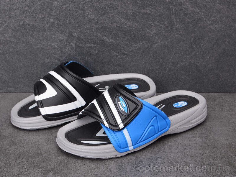 Купить Шльопанці чоловічі 3R26M blue ADDA чорний, фото 2