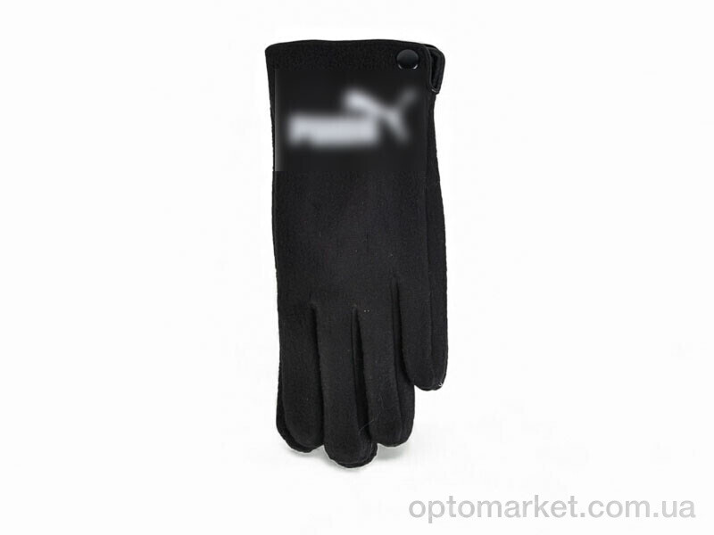 Купить Рукавички унісекс 4-04 PU black Anjela чорний, фото 1