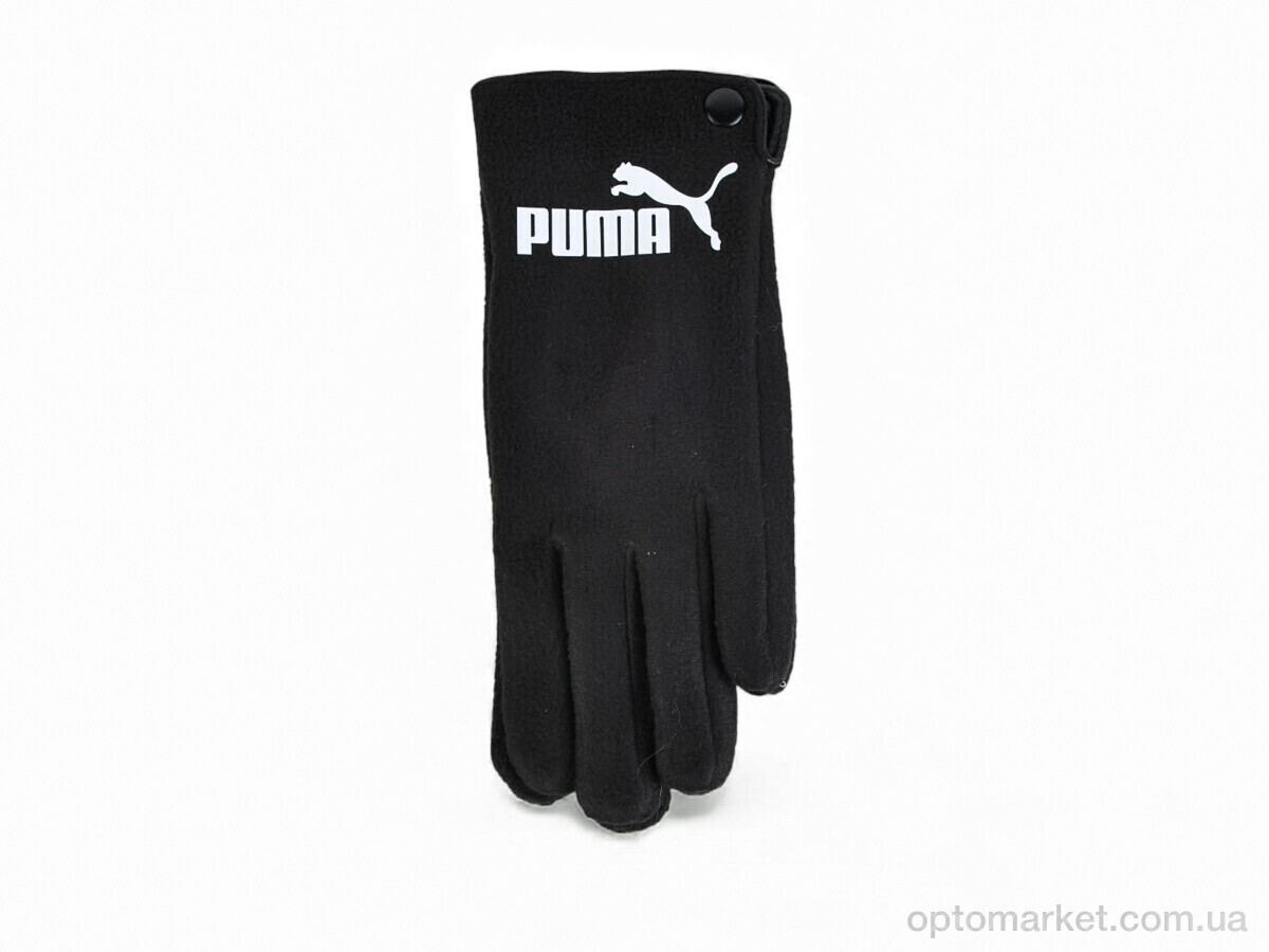 Купить Рукавички унісекс 4-04 PU black Anjela чорний, фото 2