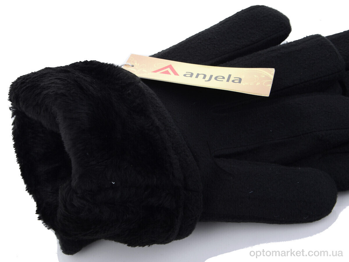 Купить Рукавички чоловічі 4-901 black Anjela чорний, фото 2