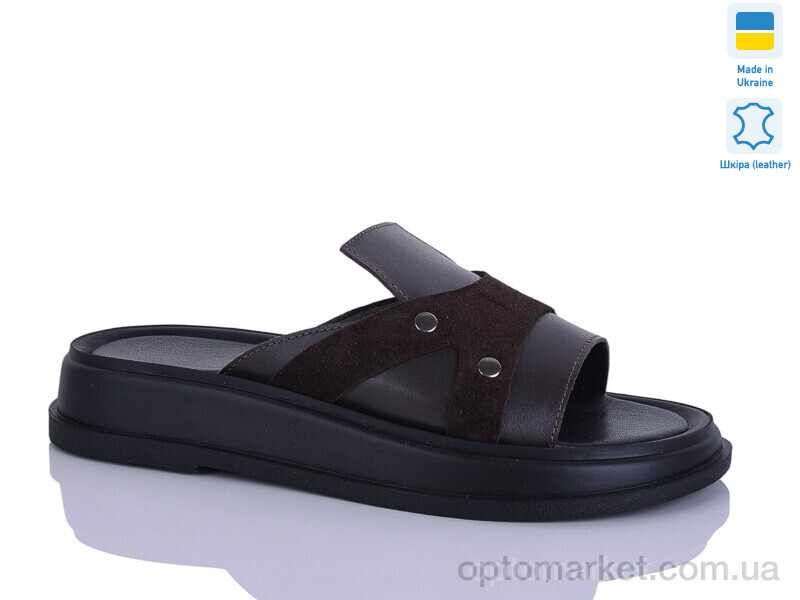 Купить Шльопанці жіночі 4 корич.к. Sali коричневий, фото 1