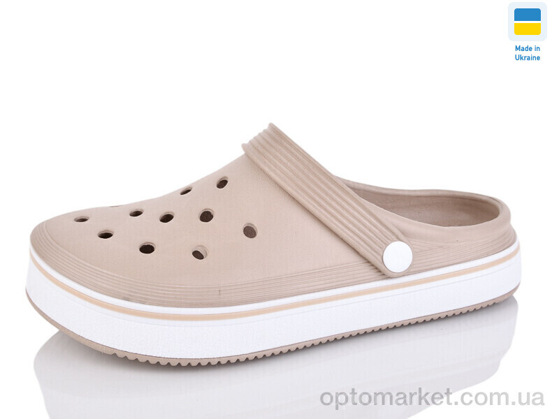 Купить Крокси жіночі 4001 кап Verta бежевий, фото 1