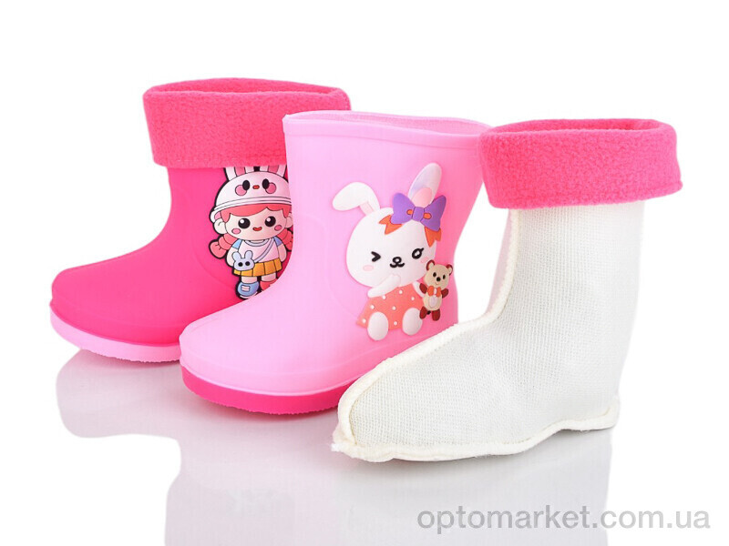 Купить Гумове взуття дитячі 4001A mix SANLIN 2 рожевий, фото 2