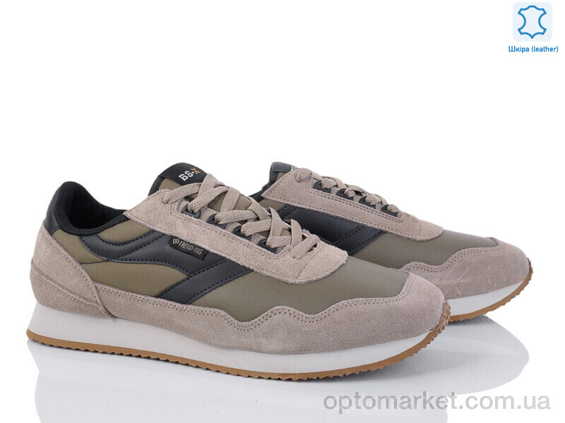 Купить Кросівки чоловічі 4008-M7561-19C Baas хакі, фото 1