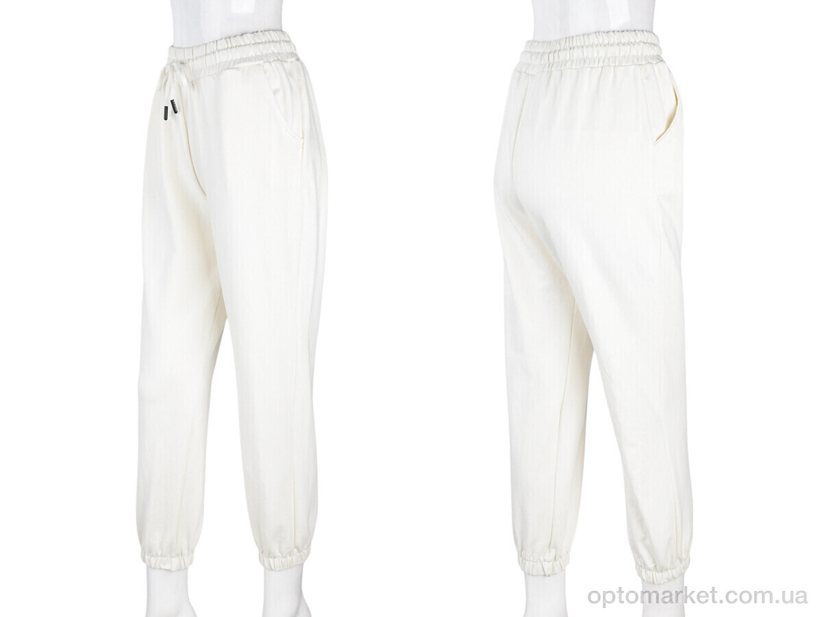 Купить Спортивні штаны жіночі 4009-10 white Мир білий, фото 3