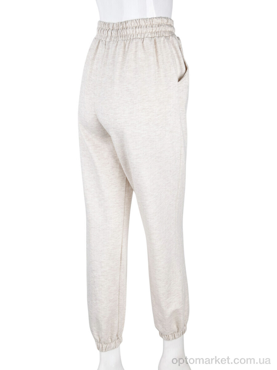 Купить Спортивні штаны жіночі 4009-9 beige Мир бежевий, фото 2