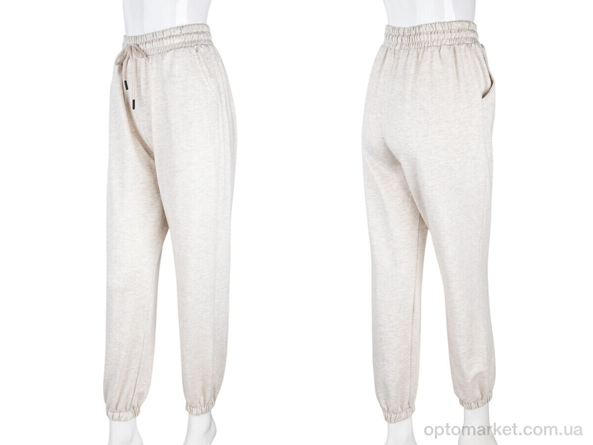 Купить Спортивні штаны жіночі 4009-9 beige Мир бежевий, фото 3