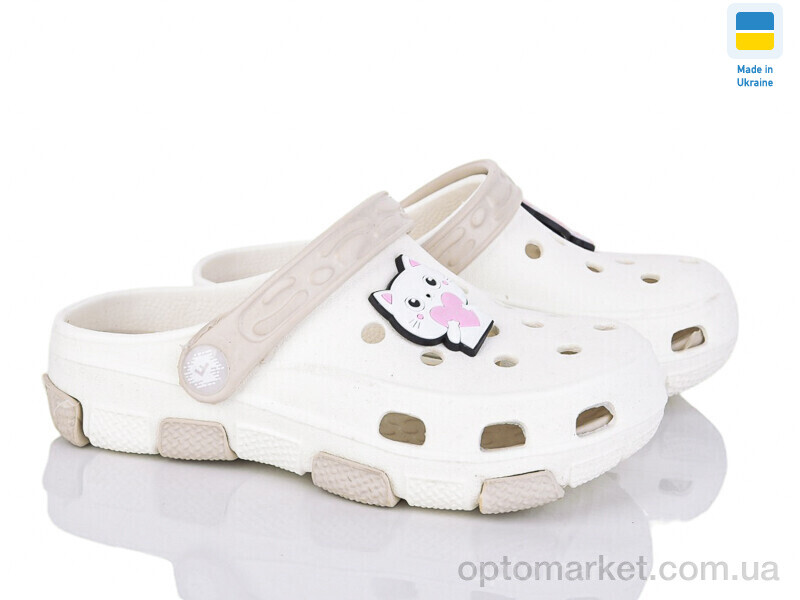 Купить Крокси дитячі 401 бежевий Fogo бежевий, фото 1