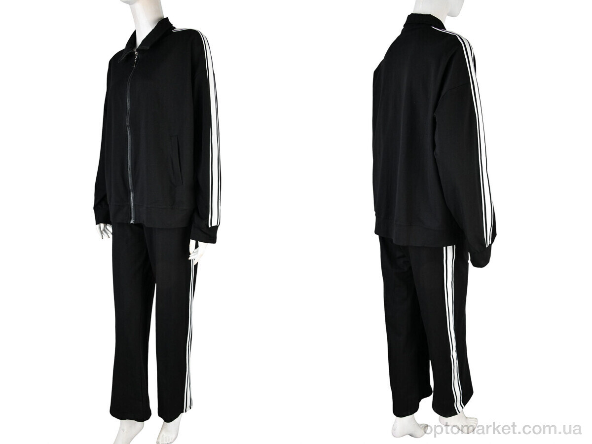 Купить Спортивний костюм жіночі 4011-360 black Saint Wish чорний, фото 3