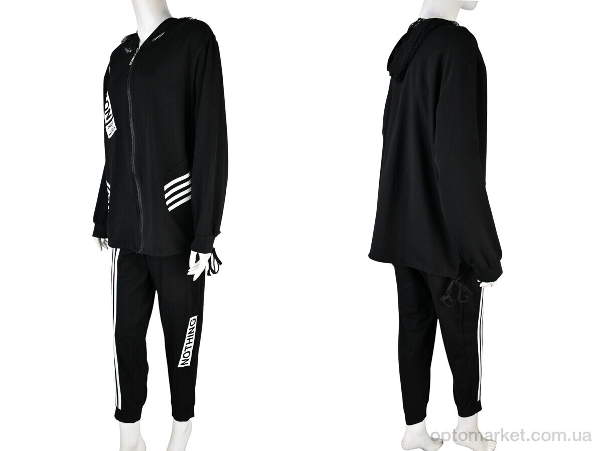 Купить Спортивний костюм жіночі 4011-363 black Saint Wish чорний, фото 3