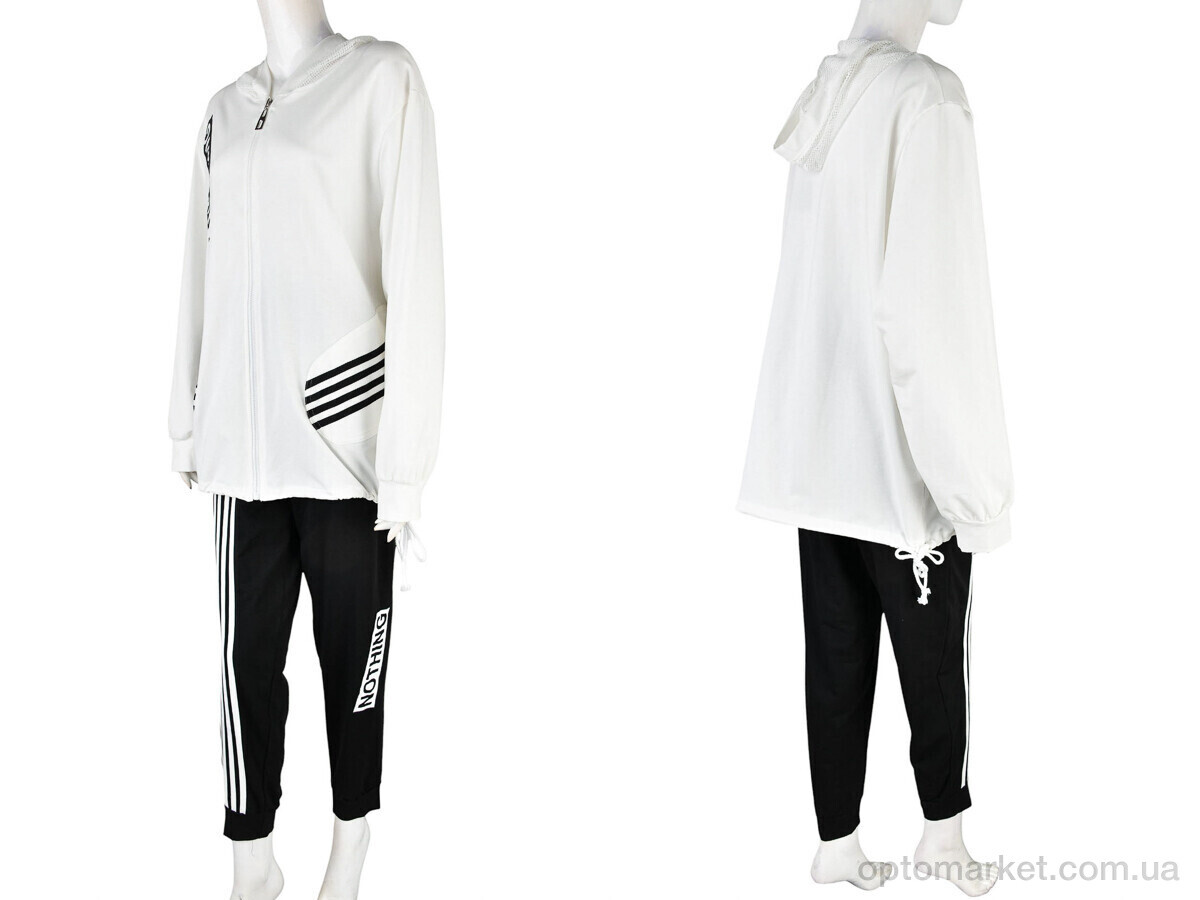 Купить Спортивний костюм жіночі 4011-363 white Saint Wish білий, фото 3