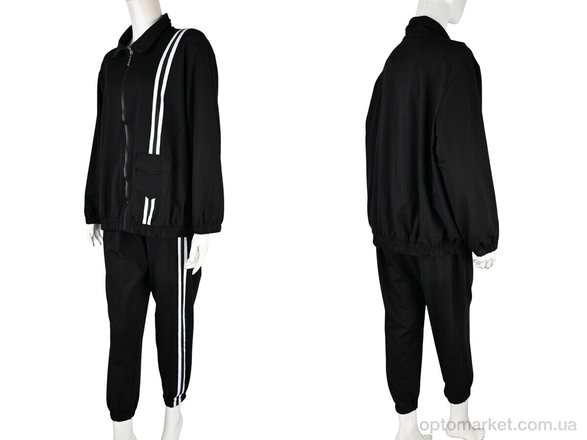 Купить Спортивний костюм жіночі 4011-373 black Saint Wish чорний, фото 3