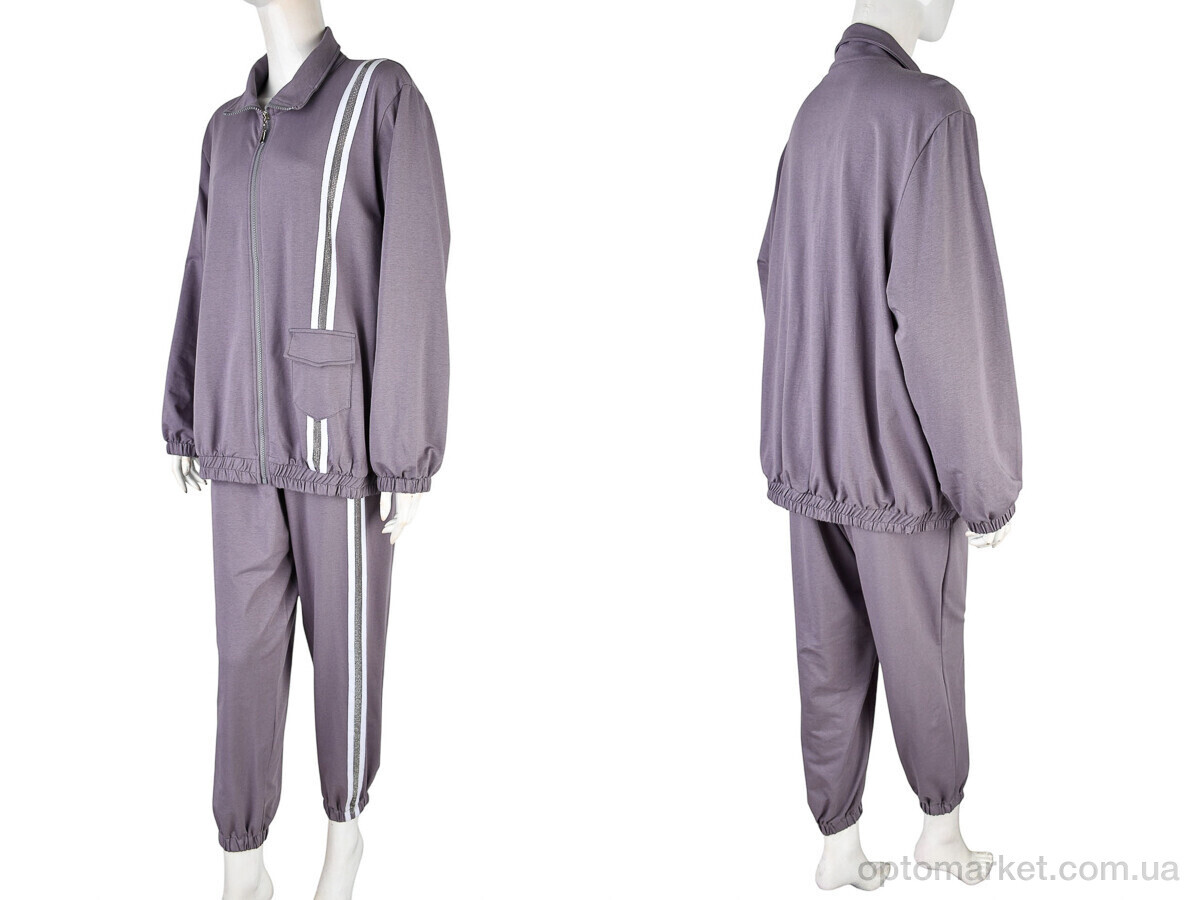 Купить Спортивний костюм жіночі 4011-373 grey Saint Wish сірий, фото 3