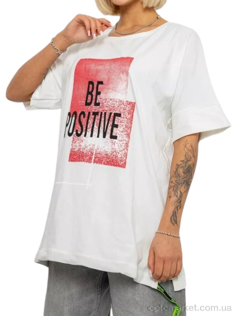 Купить Футболка жіночі 4011 білий Massmag білий, фото 2