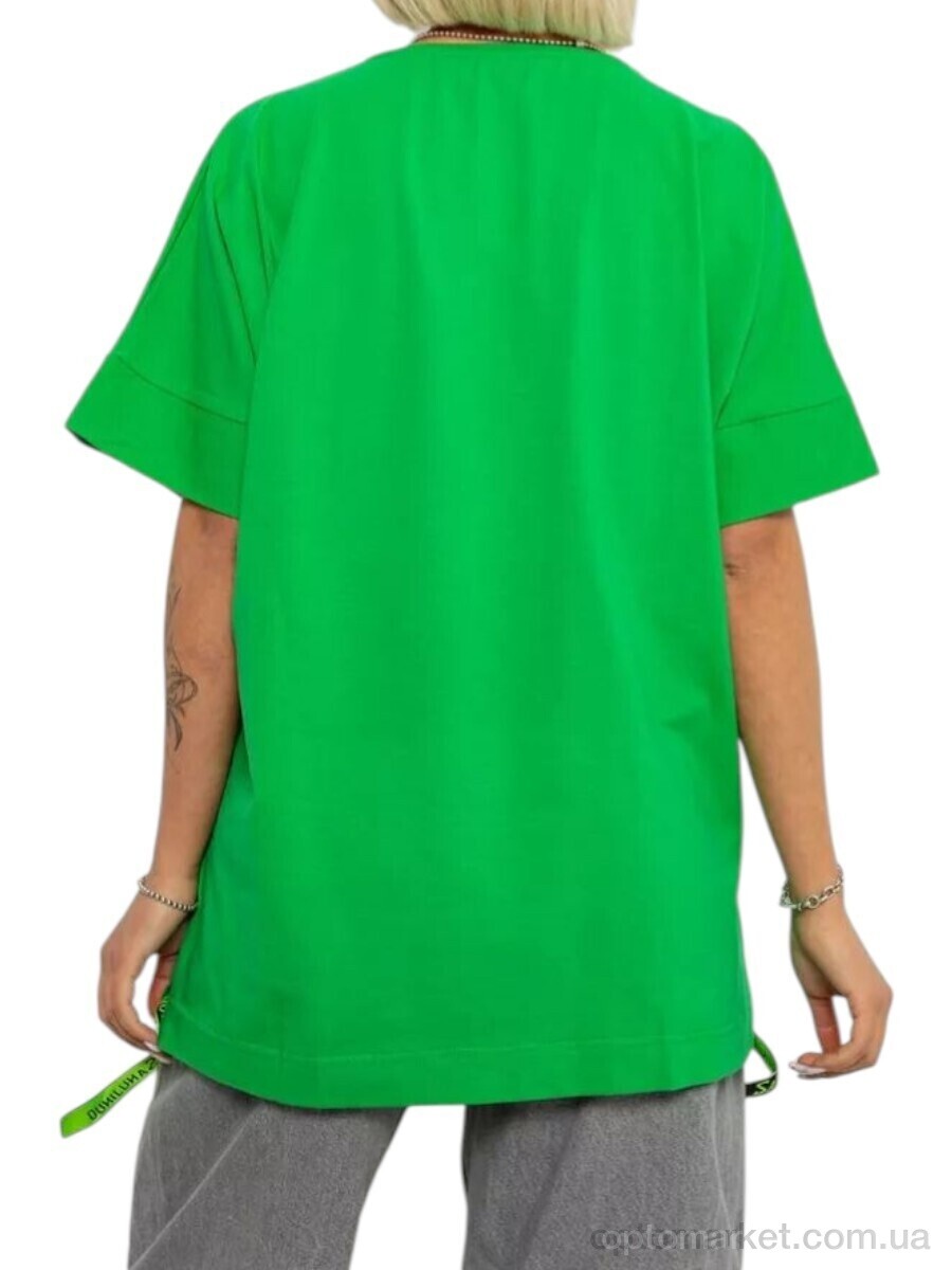 Купить Футболка жіночі 4011 зелений Massmag зелений, фото 2
