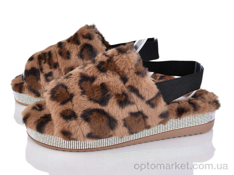 Купить Шльопанці жіночі 40263-1 коричневий Bamboo коричневий, фото 1