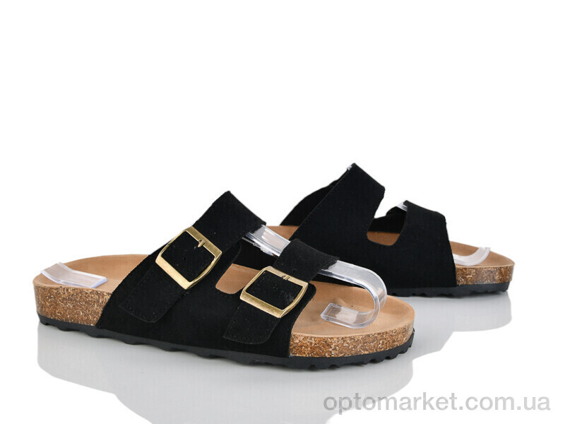 Купить Шльопанці жіночі 403-765 Бабочка-Mengfuna-AESD чорний, фото 1