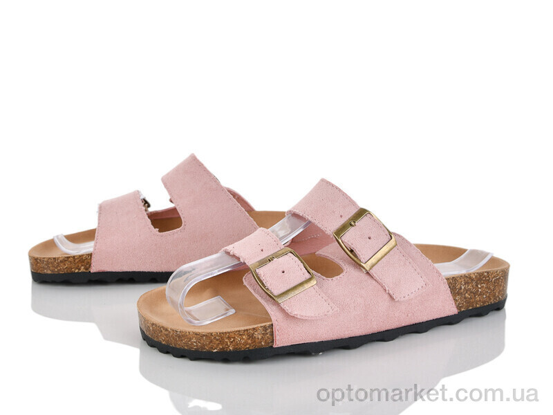 Купить Шльопанці жіночі 403-766 Бабочка-Mengfuna-AESD рожевий, фото 1