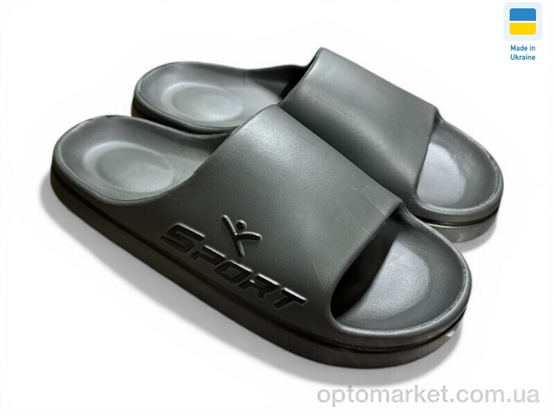 Купить Шльопанці чоловічі 403 графіт TapMal сірий, фото 1