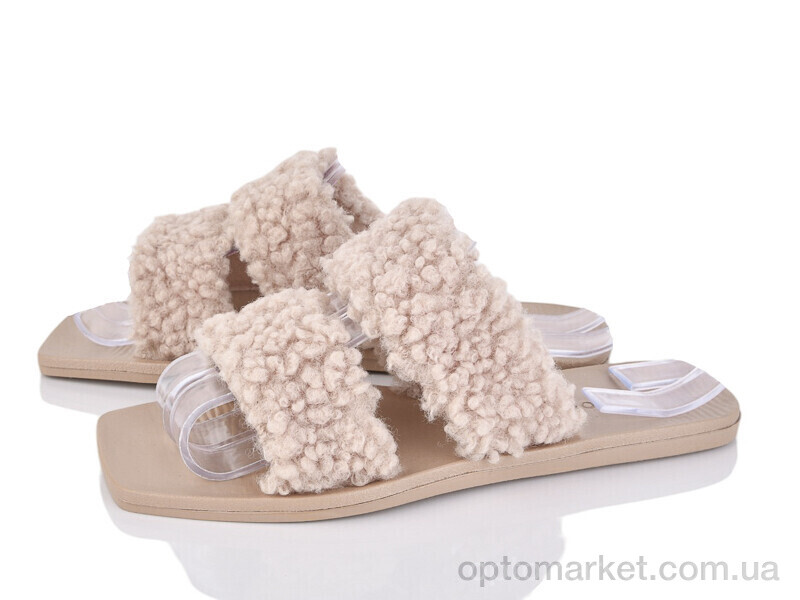 Купить Шльопанці жіночі 40313 беж Bamboo бежевий, фото 1