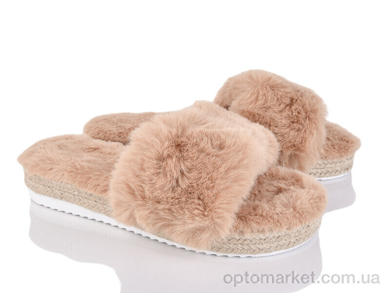 Купить Шльопанці жіночі 40325 коричневий Bamboo коричневий, фото 1