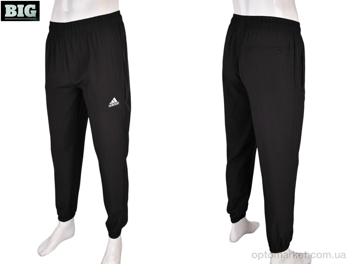 Купить Спортивні штаны чоловічі 4033-A01-1 black A.idas чорний, фото 4