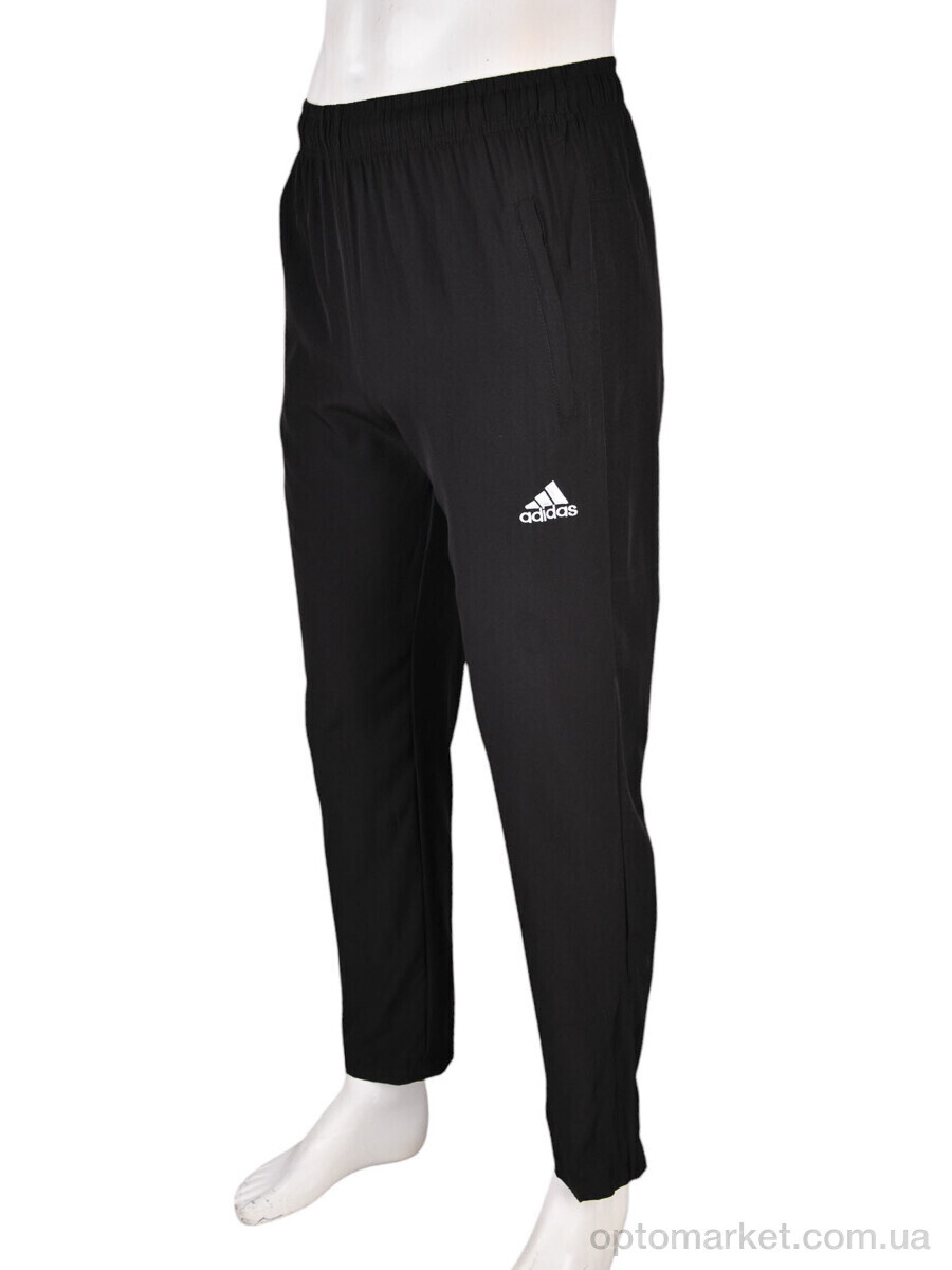 Купить Спортивні штаны чоловічі 4033-A02-1 black A.idas чорний, фото 2