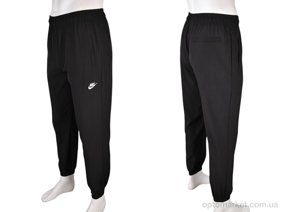 Купить Спортивні штаны чоловічі 4033-A03-1 black N.ke чорний, фото 4