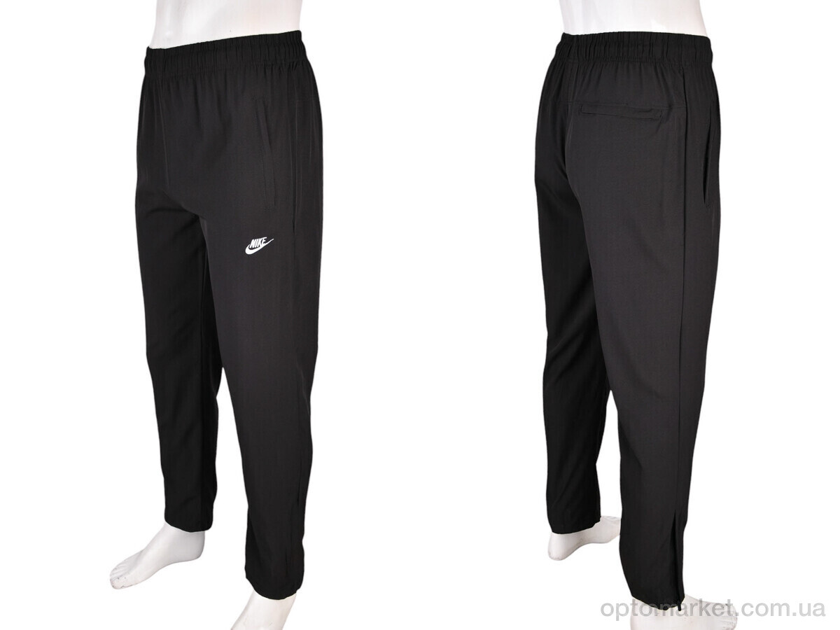 Купить Спортивні штаны чоловічі 4033-A04-1 black N.ke чорний, фото 4