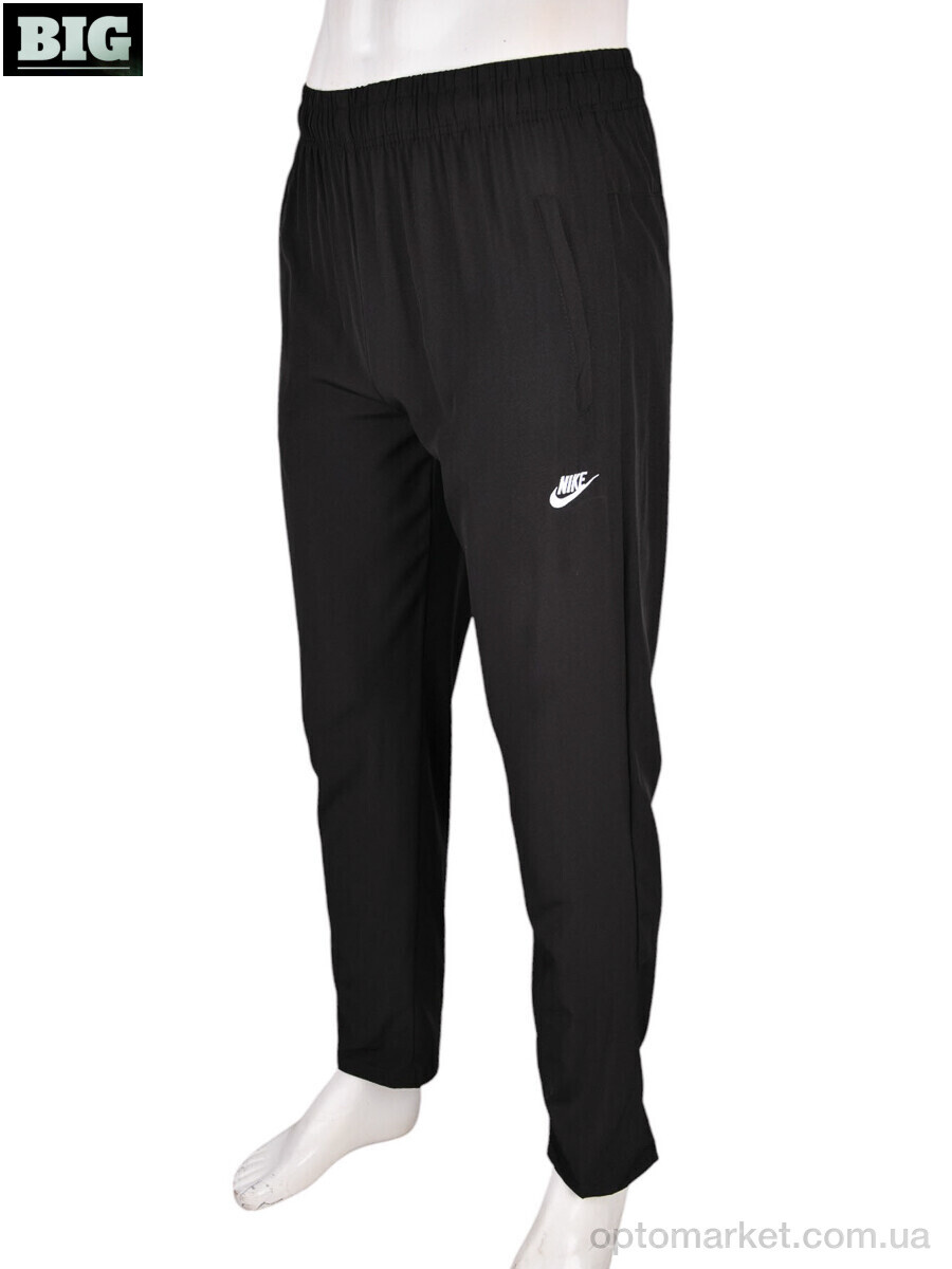Купить Спортивні штаны чоловічі 4033-A12-1 black N.ke чорний, фото 2
