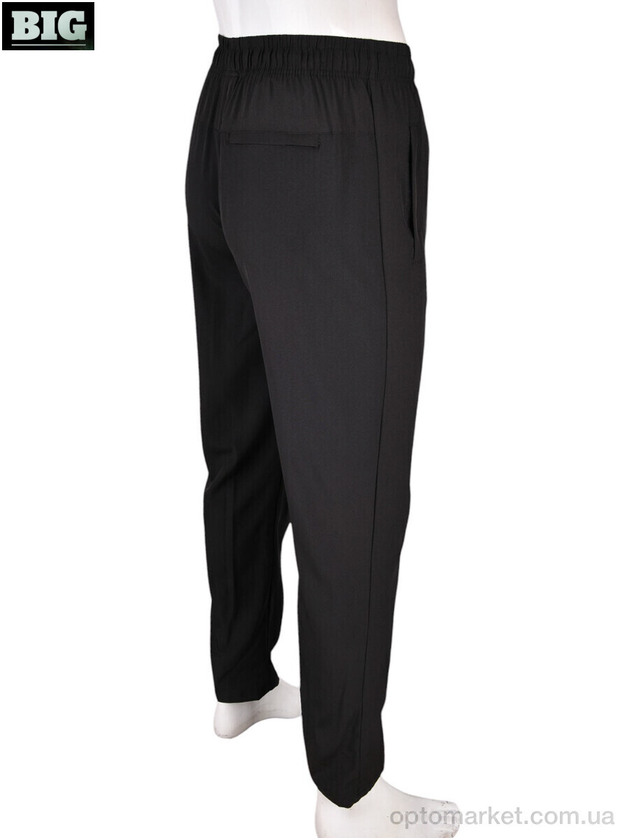 Купить Спортивні штаны чоловічі 4033-A12-1 black N.ke чорний, фото 3