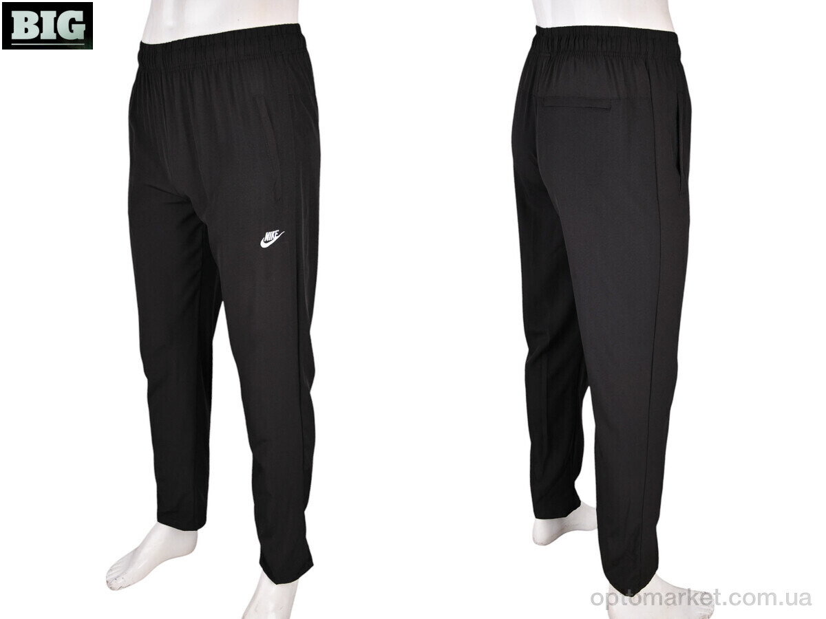 Купить Спортивні штаны чоловічі 4033-A12-1 black N.ke чорний, фото 4