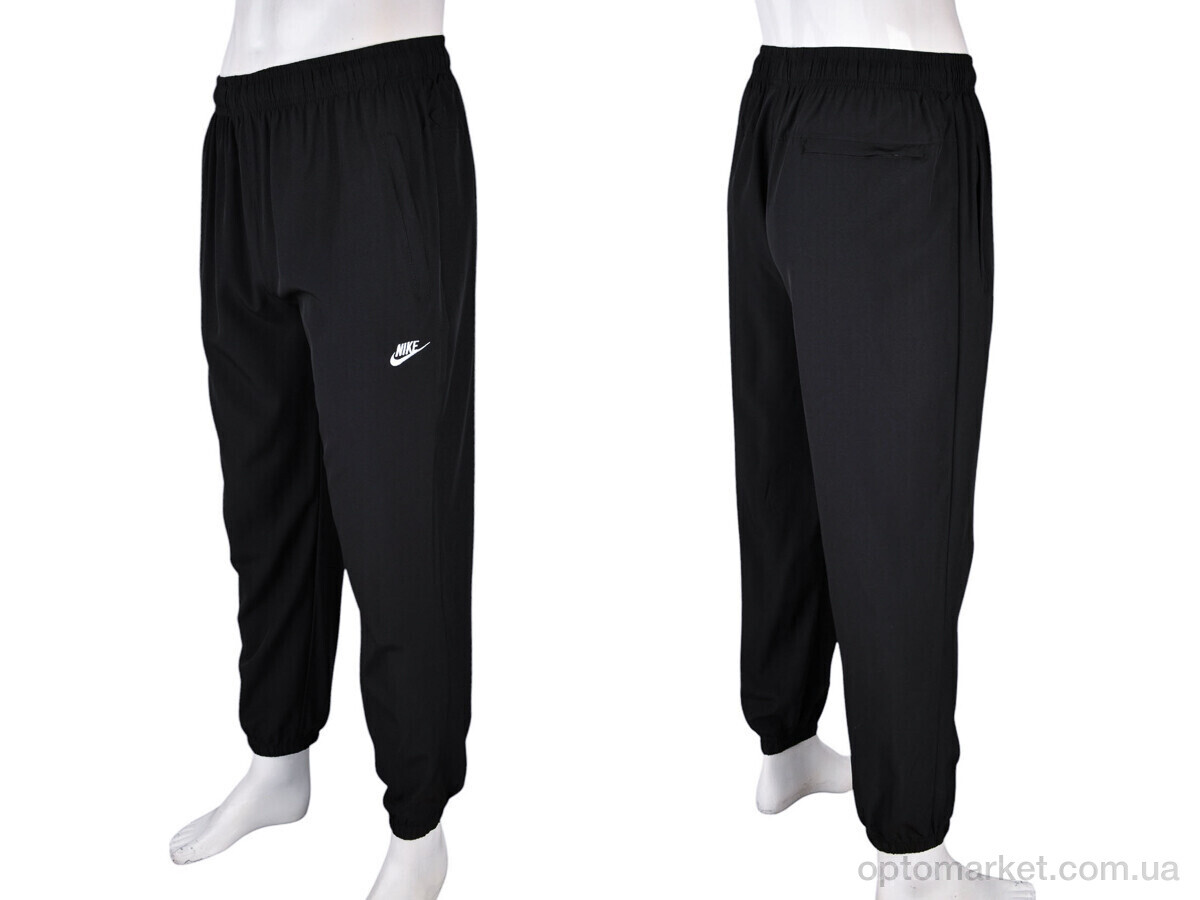 Купить Спортивні штаны чоловічі 4034-A08-1 black N.ke чорний, фото 4