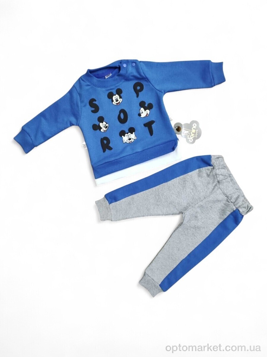 Купить Комплекти дитячі дитячі 40443 синій батнік-штани Donino Baby синій, фото 1