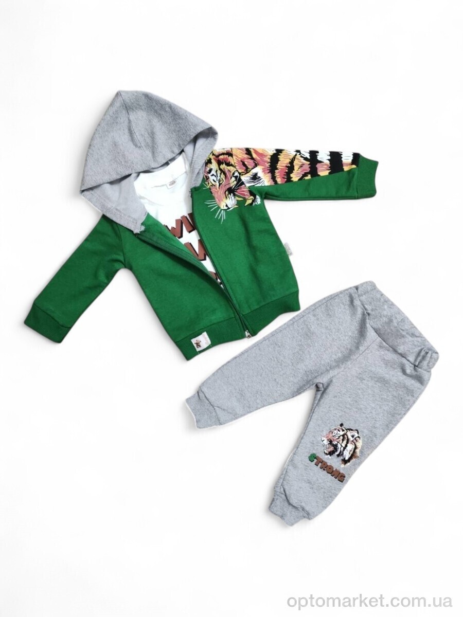 Купить Комплекти дитячі дитячі 40445 зелений костюм-трійка Donino Baby зелений, фото 1