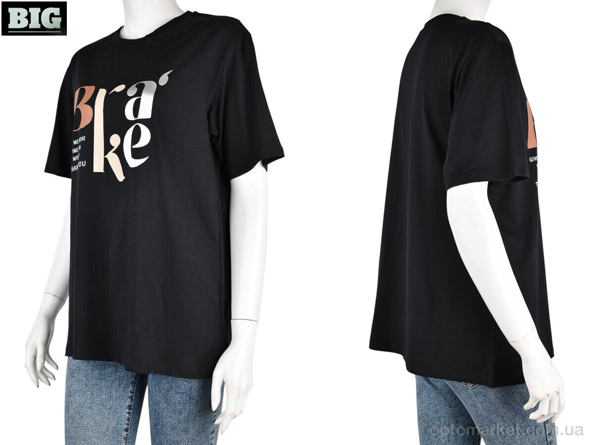 Купить Футболка жіночі 4049-02-1 black Vonnavi чорний, фото 3