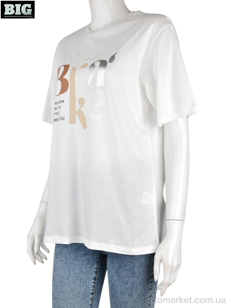 Купить Футболка жіночі 4049-02-2 white Vonnavi білий, фото 1