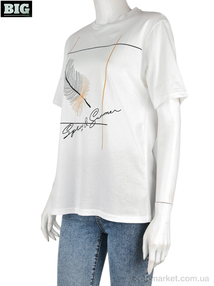 Купить Футболка жіночі 4049-03-2 white Vonnavi білий, фото 1