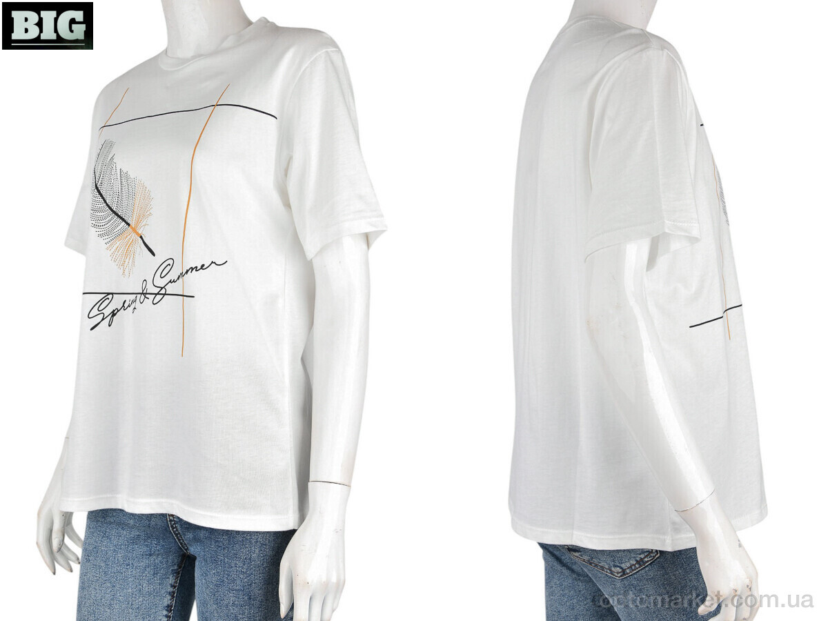 Купить Футболка жіночі 4049-03-2 white Vonnavi білий, фото 3