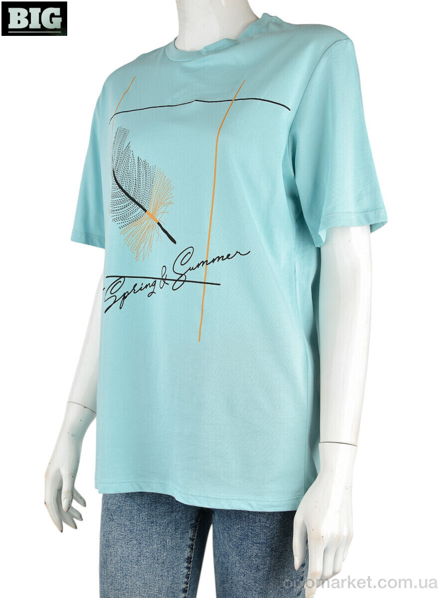 Купить Футболка жіночі 4049-03-4 l.blue Vonnavi блакитний, фото 1