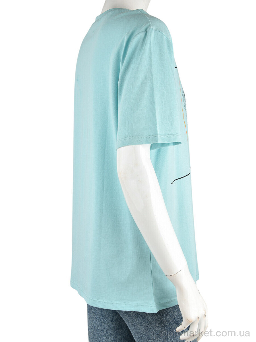 Купить Футболка жіночі 4049-03-4 l.blue Vonnavi блакитний, фото 2