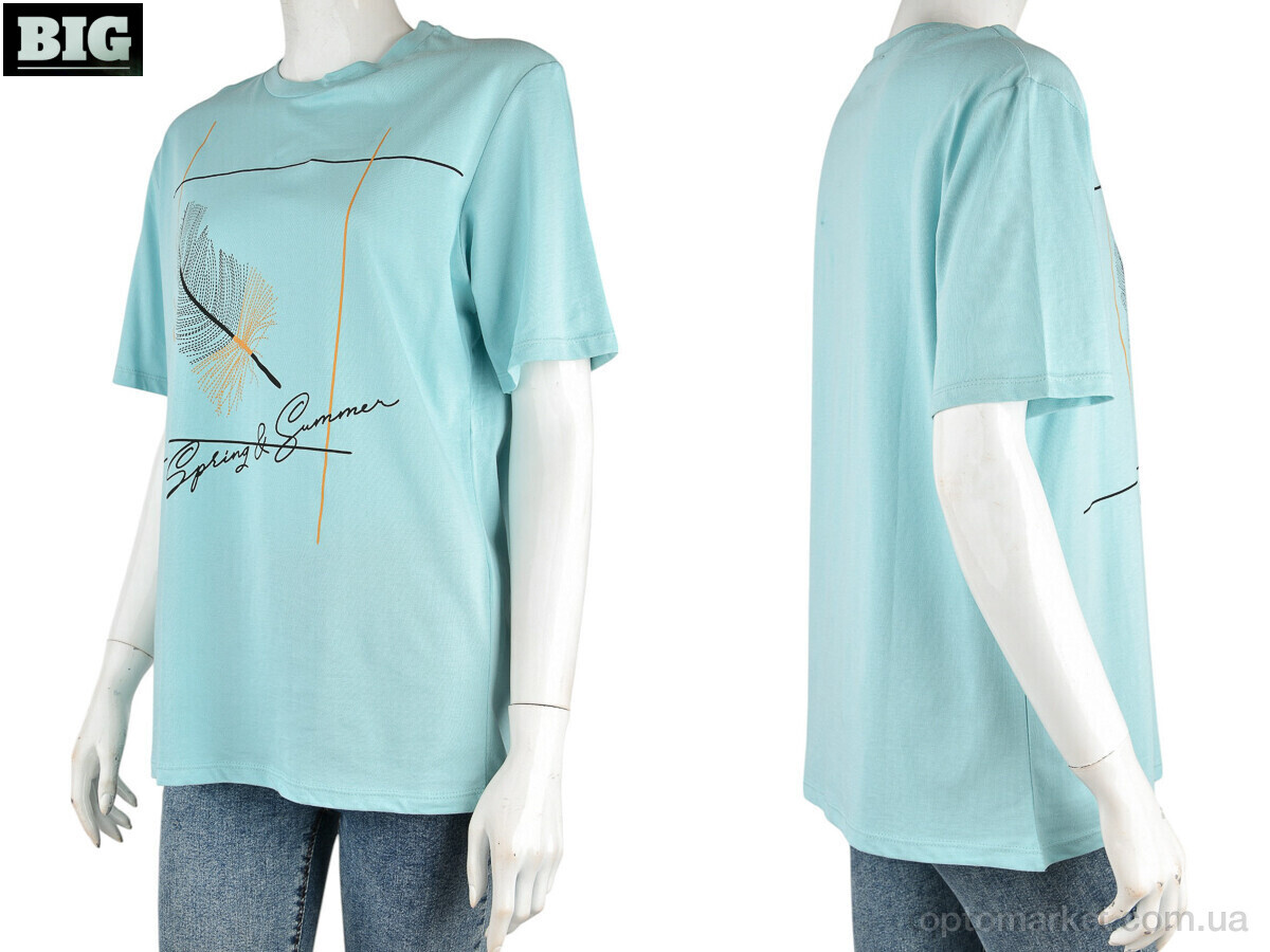 Купить Футболка жіночі 4049-03-4 l.blue Vonnavi блакитний, фото 3