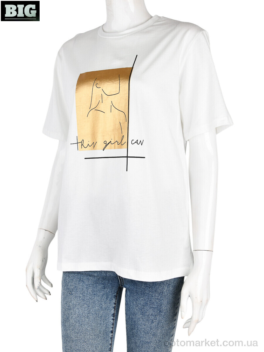 Купить Футболка жіночі 4049-04-2 white Vonnavi білий, фото 1