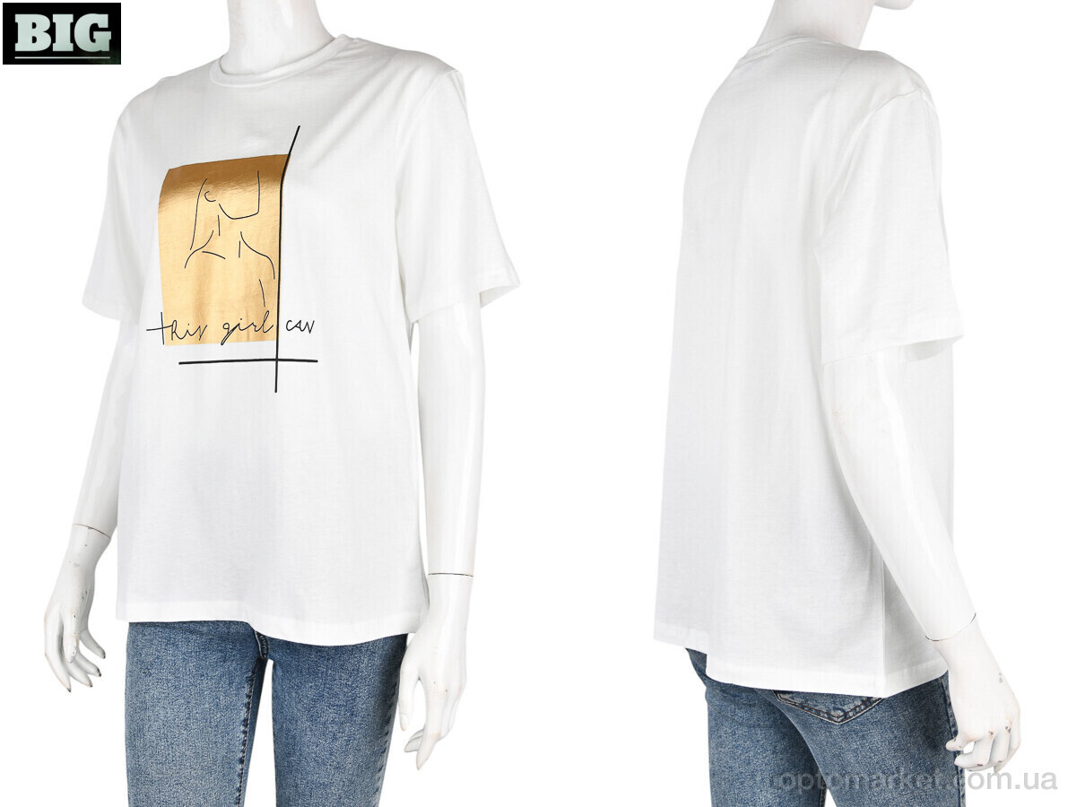 Купить Футболка жіночі 4049-04-2 white Vonnavi білий, фото 3